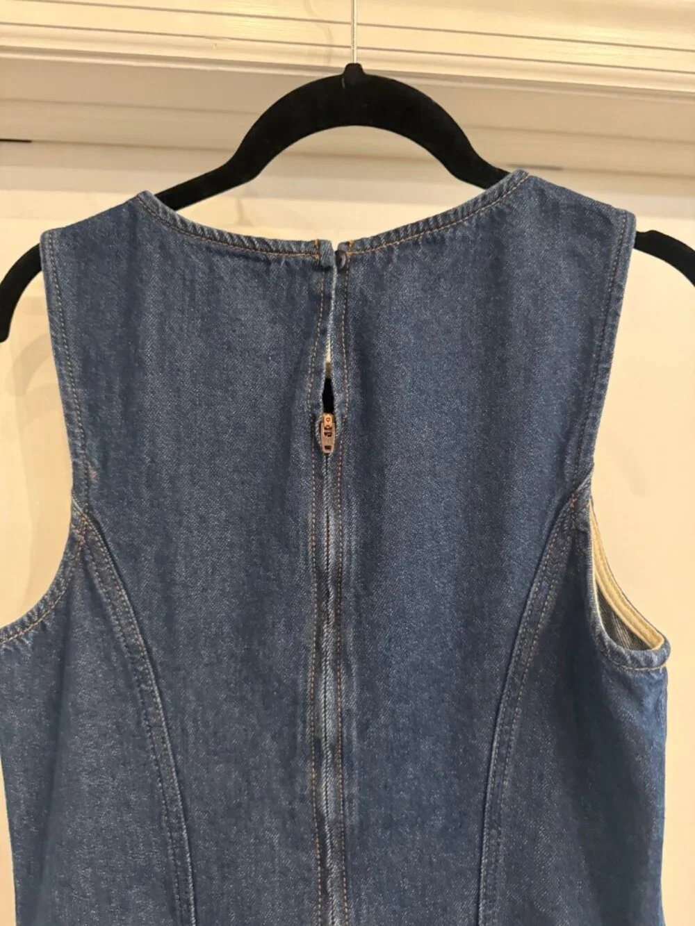 Reformation: Citron Denim Mini Dress